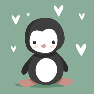 cute Penguin vector illustration