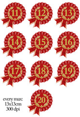 jubiläum button 11 - 20