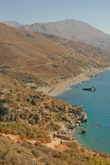 Fototapeta na wymiar Preveli-Strand, Kreta