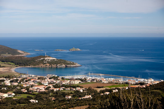 Village de Macinaggio dans le Cap Corse