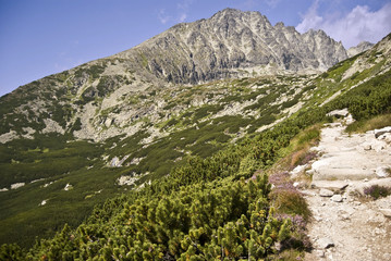 Naklejka na ściany i meble highest peak of the Slovakia and Carpathians