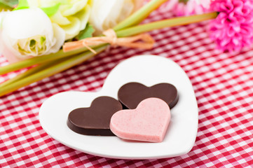 ハートのチョコ