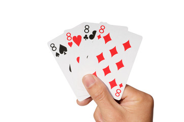 4 eights in hand
