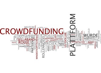 Fototapeta premium Crowdfounding