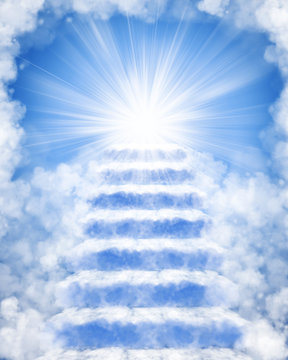 Stairs in sky to heaven © sdecoret