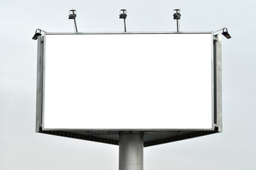 Huge billboard with clear space