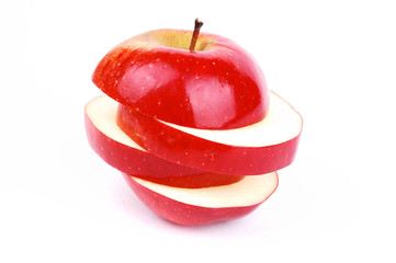red fresh apple
