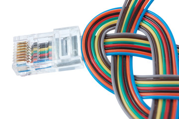 Multi color network cable