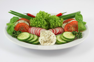 frischer Salatteller