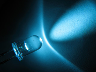 LED Licht blau weiss