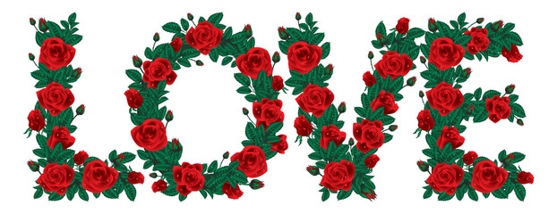 Love banner. vector illustration