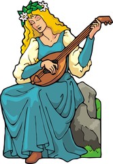 Lute player