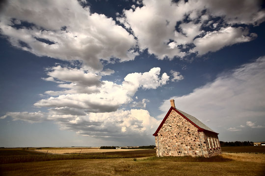 Stone Church near MacLean Saskatchewan
