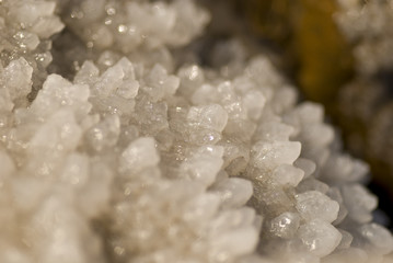Dead Sea salt on rocks