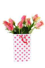 Pink gift roses