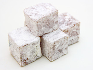 Turkish delight (lokum) confection