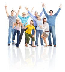 Obraz premium Happy people