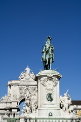 Obraz premium Statue de Joseph Ier de Portugal, Lisbonne