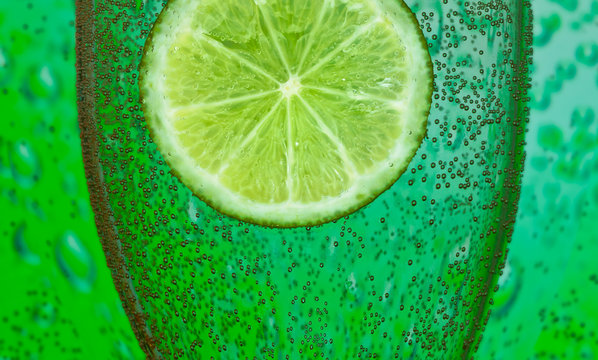 lime with bubbles
