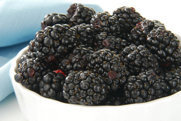 Fresh blackberries