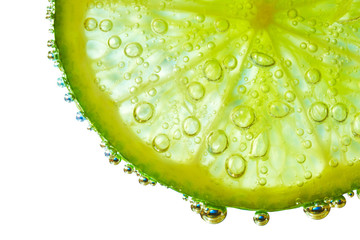 lime with bubbles