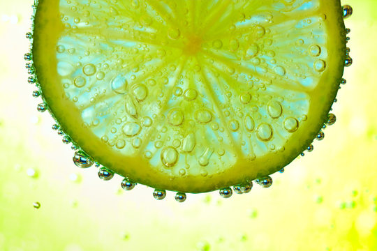 lime in the water