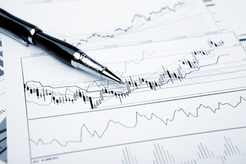 financial charts and graphs