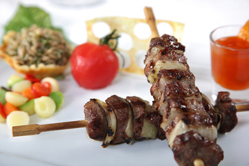 Meat skewers