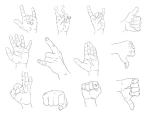 hand gestures