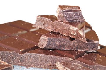 chopped chocolate