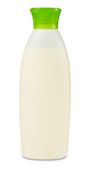 Blank wellness shampoo bottle