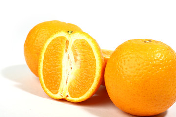 isolated oranges