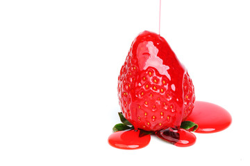 strawberry in syrup