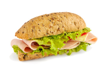 sandwich isolated on white