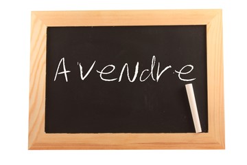 A vendre sur ardoise