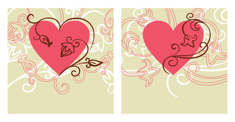 Valentine design. Card of valentine day