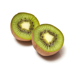 Fototapeta premium Kiwi Fruit isolated on a white studio background.