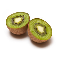 Kiwi Fruit isolated on a white studio background.