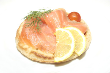 blinis et saumon
