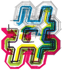 Technical typography