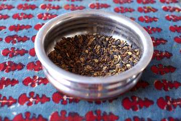 Roasted watermelon seeds snack in Indian cuisine