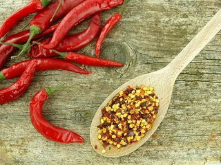 Chili pepper peppercorns