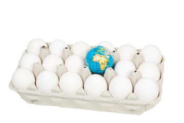 Eggs and globe