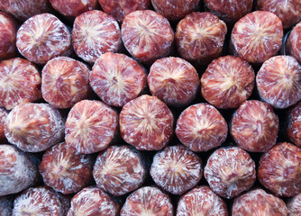 Background of Italian Salami