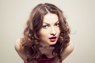 Fototapeta premium Portrait of a beautiful woman
