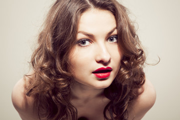 Fototapeta premium Portrait of a beautiful woman