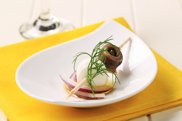 Bite-sized hors d'oeuvre