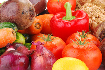Raw vegetables