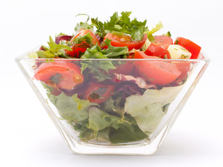 Healthy garden salad