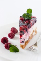 Fruit cheesecake